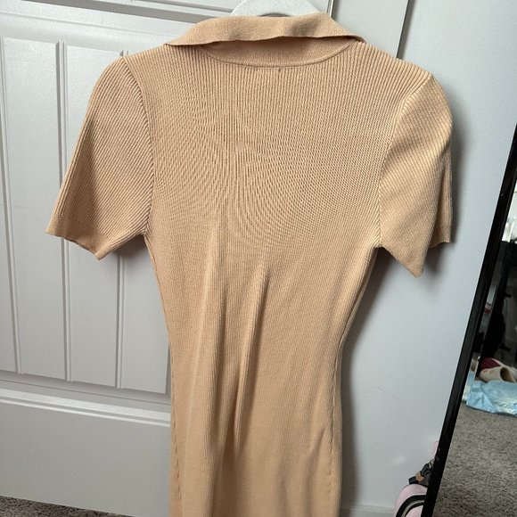 Love Is All Yellow Collared Mini Dress - Picture 5 of 5